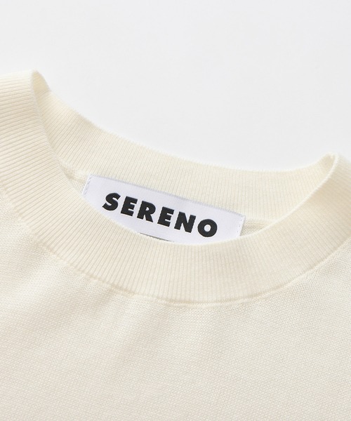 SERENO(セレーノ)の「レイヤードニットプルオーバー(ニット/セーター・レディース・ブラック/ホワイト・ONE SIZE)」の20枚目の写真