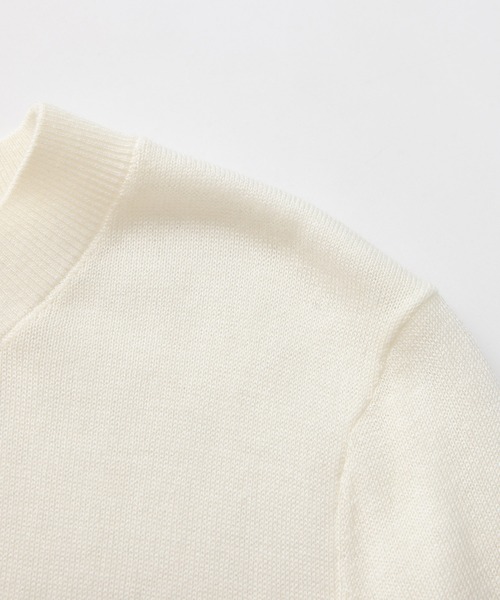SERENO(セレーノ)の「レイヤードニットプルオーバー(ニット/セーター・レディース・ブラック/ホワイト・ONE SIZE)」の21枚目の写真