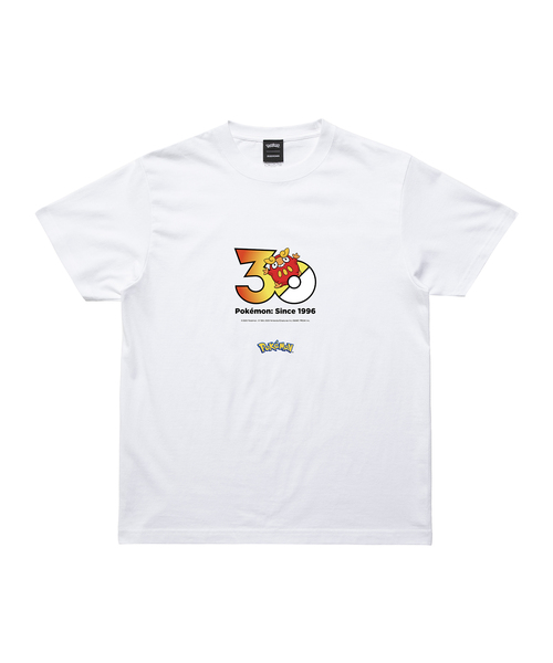 ZOZOSPOT(ゾゾスポット)の「Pokemon 30th Anniversary 1025 T-shirt 「ダルマッカ」(Tシャツ/カットソー・レディース・ホワイト・SMALL/MEDIUM/LARGE/X-LARGE/XX-LARGE/XXX-LARGE/100cm/110cm/120cm/130cm/140cm/150cm/160cm)」の1枚目の写真
