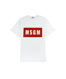 【NEW】MSGM BOXロゴTシャツ