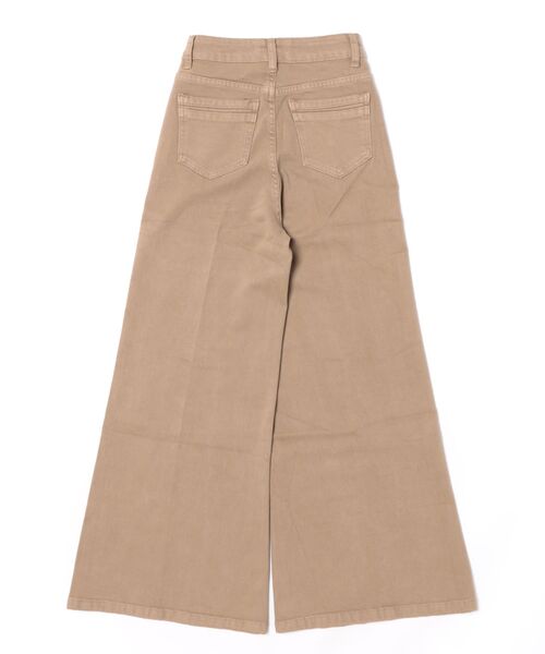 LAULEN(ローレン)の「nuance color flare wide pants /ニュアンスカラーフレアワイドパンツ(デニムパンツ・レディース・ブルー/グレー/ベージュ・M/S)」の5枚目の写真