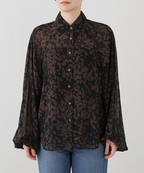 CLOSED(クローズド)の「CLOSED/クローズド Raglan blouse(シャツ/ブラウス・レディース・ブラウン・SMALL)」の7枚目の写真