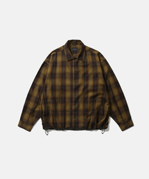 MOIF（モイフ）の「[AW26] ワイドドローストリングブルゾン / パンプキンオレンジ（その他アウター）」