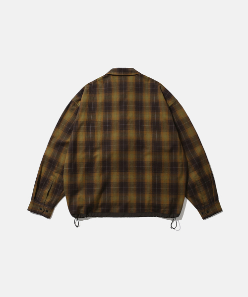 MOIF（モイフ）の「[AW26] ワイドドローストリングブルゾン / パンプキンオレンジ（その他アウター・メンズ・その他・1(S)/2(M)/3(L)）」の2枚目の写真