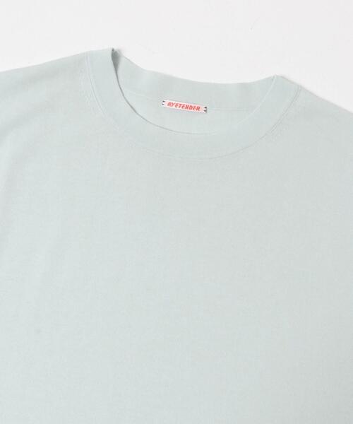 RYE TENDER（ライテンダー）の「RYE TENDER　CENTRE TEEB（Tシャツ/カットソー・レディース・ライトブルー/ブラウン・1）」の7枚目の写真