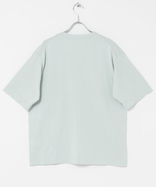 RYE TENDER（ライテンダー）の「RYE TENDER　CENTRE TEEB（Tシャツ/カットソー・レディース・ライトブルー/ブラウン・1）」の6枚目の写真