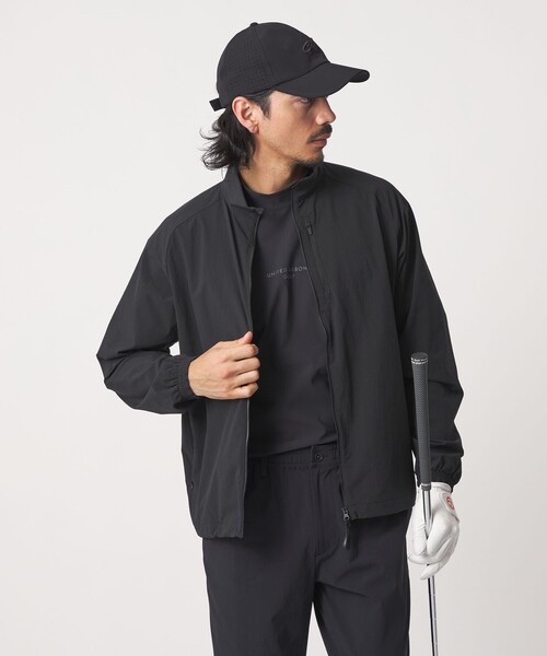 UNITED ARROWS GOLF(ユナイテッドアローズゴルフ)の「メンズ 360°マスター スタンド ジップ ブルゾン 撥水 ストレッチ(その他アウター・メンズ・ブラック/ネイビー・M/L/XL)」の3枚目の写真