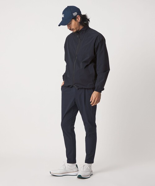 UNITED ARROWS GOLF(ユナイテッドアローズゴルフ)の「メンズ 360°マスター スタンド ジップ ブルゾン 撥水 ストレッチ(その他アウター・メンズ・ブラック/ネイビー・M/L/XL)」の8枚目の写真