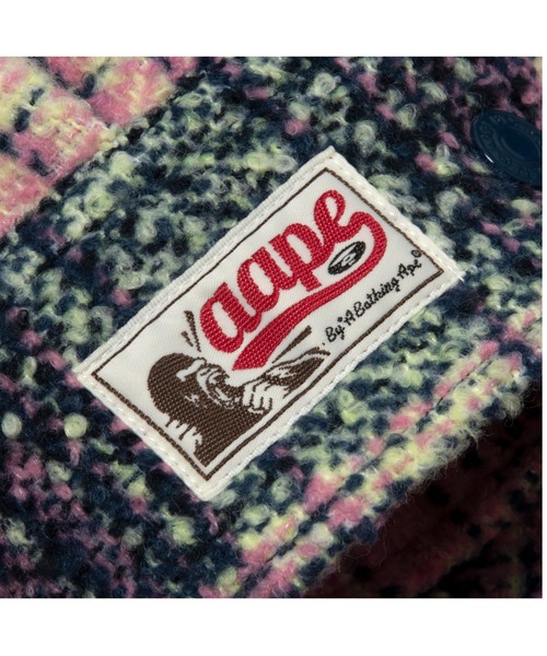 AAPE BY A BATHING APE（エーエイプバイアベイシングエイプ）の「AAPE LONG SLEEVE SHIRT(Detachable)（シャツ/ブラウス・メンズ・ブルー系その他/ライトオレンジ系1・MEDIUM）」の6枚目の写真