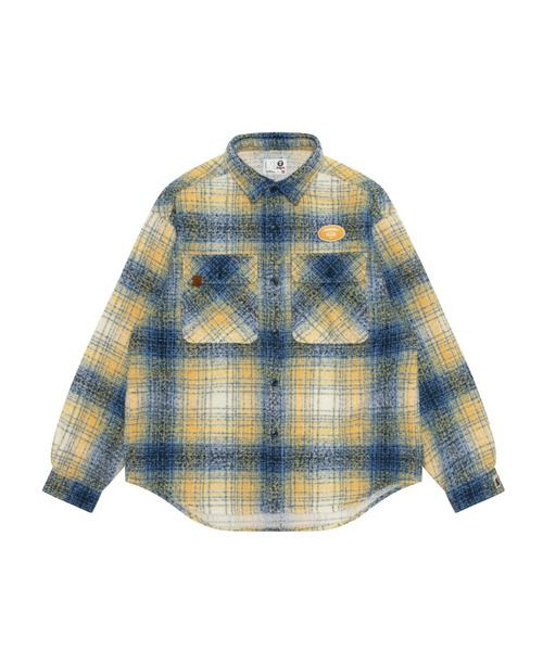 AAPE BY A BATHING APE（エーエイプバイアベイシングエイプ）の「AAPE LONG SLEEVE SHIRT(Detachable)（シャツ/ブラウス・メンズ・ブルー系その他/ライトオレンジ系1・MEDIUM）」の8枚目の写真