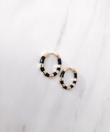 カラーサークルフープピアス
