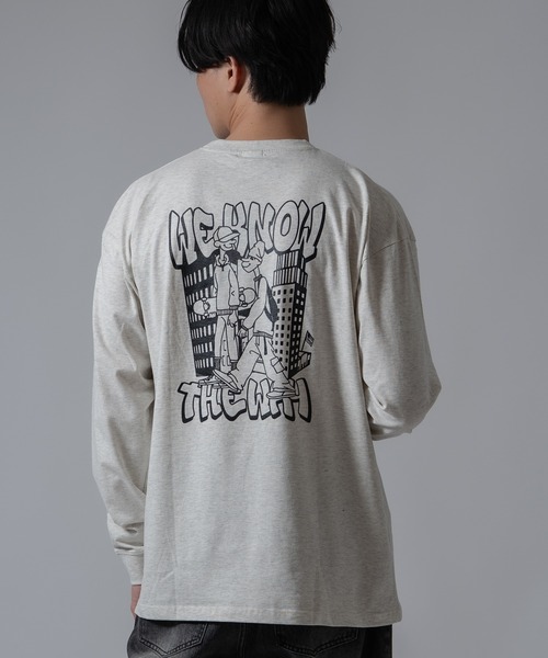SIDEWAY STANCE(サイドウェイスタンス)の「【SIDEWAY STANCE】スケボー 長袖Tシャツ(Tシャツ/カットソー・メンズ・ブラック/ライトグレー/ホワイト・X-LARGE/LARGE/SMALL/MEDIUM)」の9枚目の写真