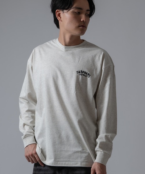 SIDEWAY STANCE(サイドウェイスタンス)の「【SIDEWAY STANCE】スケボー 長袖Tシャツ(Tシャツ/カットソー・メンズ・ブラック/ライトグレー/ホワイト・X-LARGE/LARGE/SMALL/MEDIUM)」の10枚目の写真