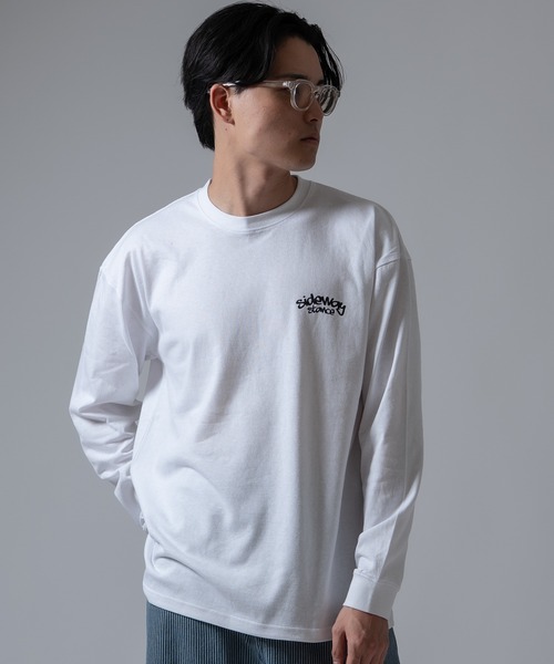 SIDEWAY STANCE(サイドウェイスタンス)の「【SIDEWAY STANCE】スケボー 長袖Tシャツ(Tシャツ/カットソー・メンズ・ブラック/ライトグレー/ホワイト・X-LARGE/LARGE/SMALL/MEDIUM)」の6枚目の写真
