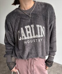 【WEB限定】 カレッジロゴクループルオーバー