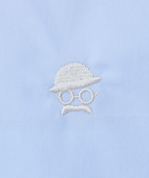 TAKEO KIKUCHI（タケオキクチ）の「【LIMITED】ワンポイント刺繍ボタンダウンシャツ（シャツ/ブラウス・メンズ・ホワイト系/ベージュ/ライトブルー/ネイビー・03/04/02/01）」の8枚目の写真
