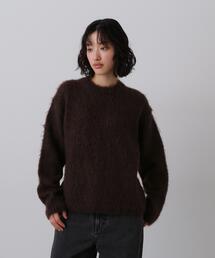 YLEVE / MOHAIR NAPPING KNIT PULL OVER