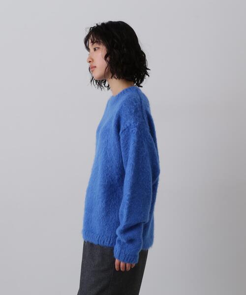 YLEVE(イレーヴ)の「YLEVE / MOHAIR NAPPING KNIT PULL OVER(ニット/セーター・レディース・ブラウン/ブルー・1)」の7枚目の写真