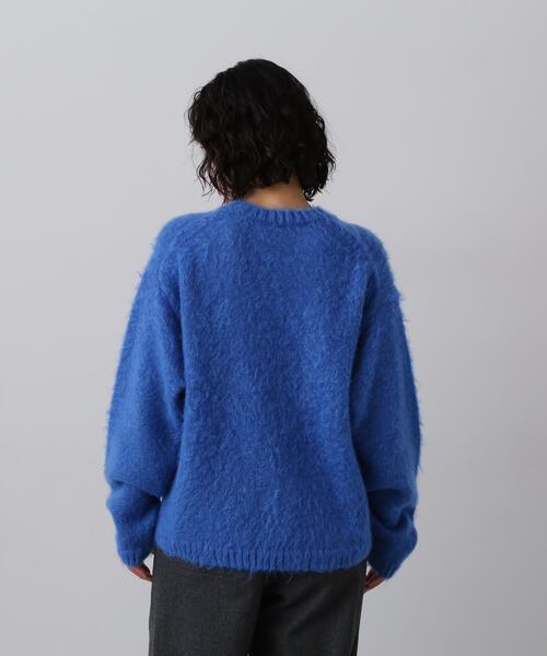 YLEVE(イレーヴ)の「YLEVE / MOHAIR NAPPING KNIT PULL OVER(ニット/セーター・レディース・ブラウン/ブルー・1)」の8枚目の写真