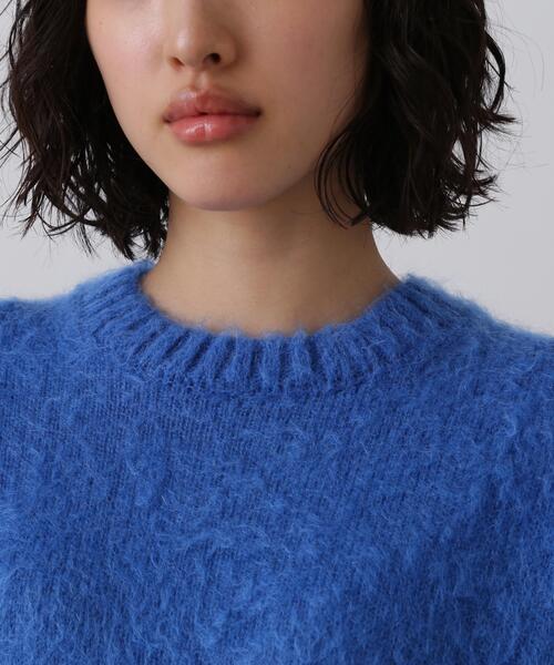 YLEVE(イレーヴ)の「YLEVE / MOHAIR NAPPING KNIT PULL OVER(ニット/セーター・レディース・ブラウン/ブルー・1)」の9枚目の写真