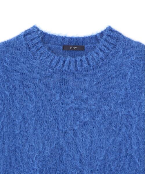YLEVE(イレーヴ)の「YLEVE / MOHAIR NAPPING KNIT PULL OVER(ニット/セーター・レディース・ブラウン/ブルー・1)」の13枚目の写真