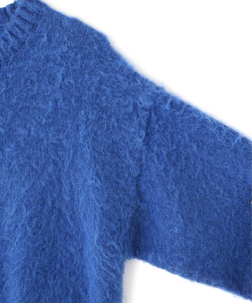 YLEVE(イレーヴ)の「YLEVE / MOHAIR NAPPING KNIT PULL OVER(ニット/セーター・レディース・ブラウン/ブルー・1)」の14枚目の写真