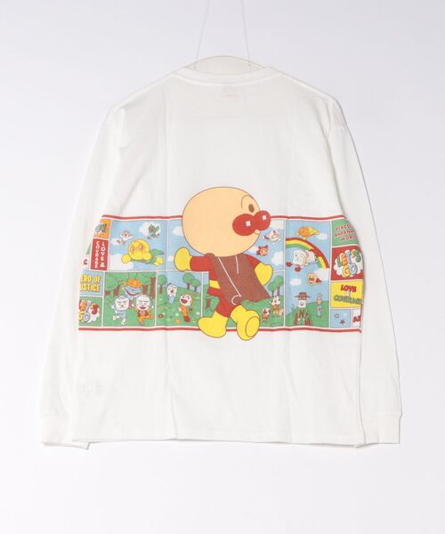 ANPANMAN KIDS COLLECTION(アンパンマンキッズコレクション)の「アンパンマンとなかまたち長袖Tシャツ 大人(Tシャツ/カットソー・メンズ・オフホワイト・S/M/L/LL)」の7枚目の写真