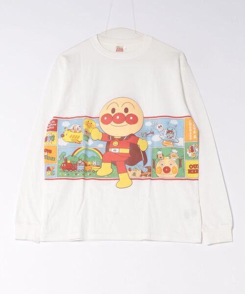 ANPANMAN KIDS COLLECTION(アンパンマンキッズコレクション)の「アンパンマンとなかまたち長袖Tシャツ 大人(Tシャツ/カットソー・メンズ・オフホワイト・S/M/L/LL)」の6枚目の写真