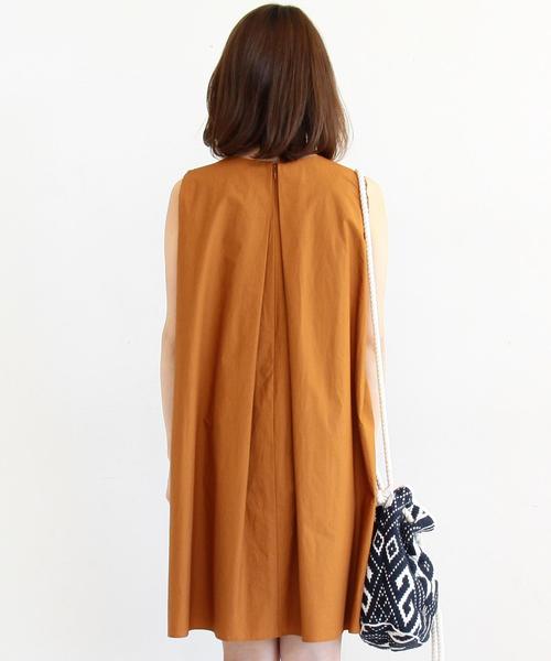 BEAUTY&YOUTH UNITED ARROWS（ビューティーアンドユースユナイテッドアローズ）の「BY∵ タイプライターAラインオールインワン（つなぎ/オールインワン・レディース・ブラウン/オリーブ・FREE）」の6枚目の写真