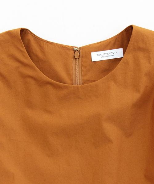 BEAUTY&YOUTH UNITED ARROWS（ビューティーアンドユースユナイテッドアローズ）の「BY∵ タイプライターAラインオールインワン（つなぎ/オールインワン・レディース・ブラウン/オリーブ・FREE）」の7枚目の写真