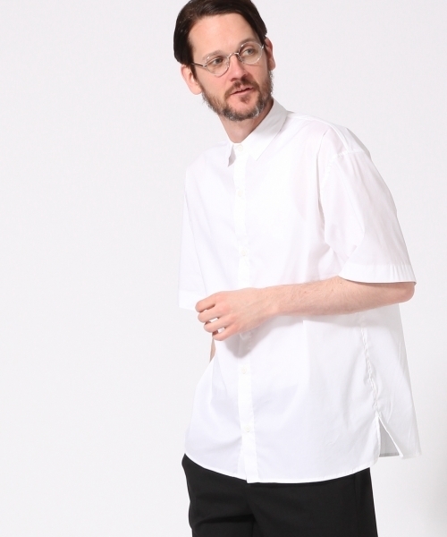 HARE(ハレ)の「ビッグワイドシャツ(HARE)(シャツ/ブラウス・メンズ・グレー/オフホワイト/ネイビー・SMALL/MEDIUM)」の1枚目の写真