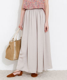 NATURAL BEAUTY BASIC | ウィンテージサテンスカウチョ(その他パンツ)