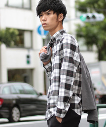 ESSENTIAL GARMENT MEN'S BIGI | 【2016-17 A/W新作】起毛 BDチェックシャツ/raised fabric(シャツ/ブラウス)