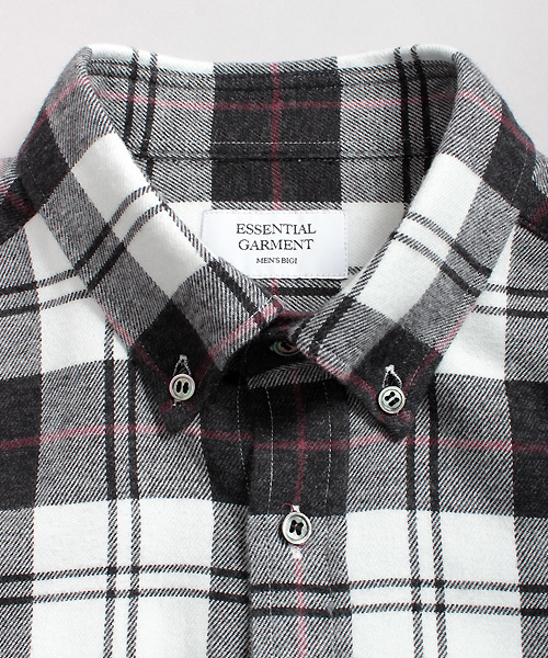 ESSENTIAL GARMENT MEN'S BIGI（エッセンシャルガーメントメンズビギ）の「【2016-17 A/W新作】起毛 BDチェックシャツ/raised fabric（シャツ/ブラウス・メンズ・ホワイト/レッド/ブルー・S/L/M）」の17枚目の写真