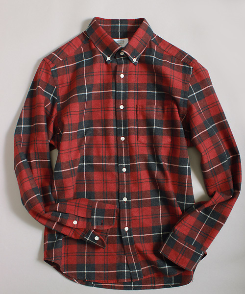 ESSENTIAL GARMENT MEN'S BIGI（エッセンシャルガーメントメンズビギ）の「【2016-17 A/W新作】起毛 BDチェックシャツ/raised fabric（シャツ/ブラウス・メンズ・ホワイト/レッド/ブルー・S/L/M）」の11枚目の写真