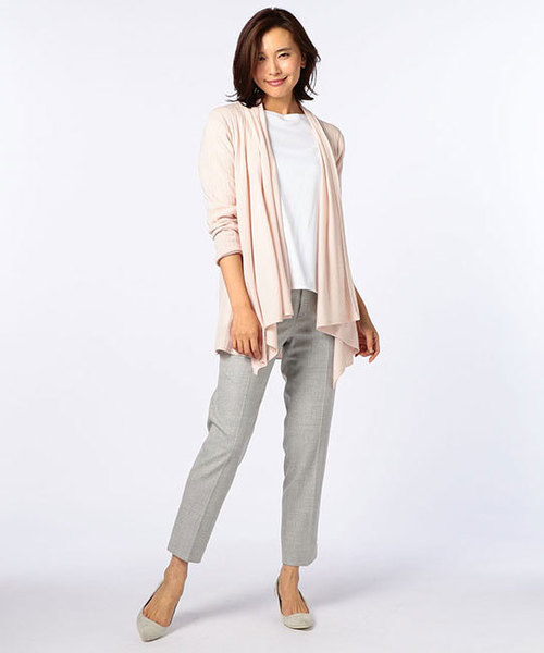 NOLLEY’S（ノーリーズ）の「【JJ2月号掲載】サキソニーストレッチパンツ（その他パンツ・レディース・ライトグレー/ブラック/ネイビー/オフホワイト・36/38/34/40）」の17枚目の写真