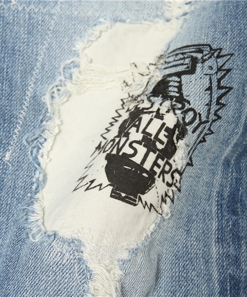 HYSTERIC GLAMOUR（ヒステリックグラマー）の「DAM/DR加工デニム スリムストレートPT（デニムパンツ・メンズ・インディゴブルー・28inch/29inch/30inch/31inch/32inch/34inch）」の14枚目の写真