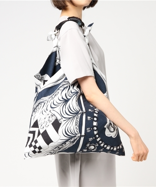 manipuri(マニプリ)の「MANIPURI / bag(トートバッグ・レディース・ネイビー・FREE)」の8枚目の写真