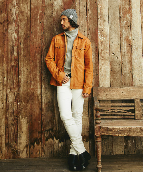 HYSTERIC GLAMOUR（ヒステリックグラマー）の「USED加工Sデニム スリムパンツ（デニムパンツ・メンズ・ホワイト/インディゴブルー・28inch/29inch/30inch/31inch/32inch/34inch）」の17枚目の写真