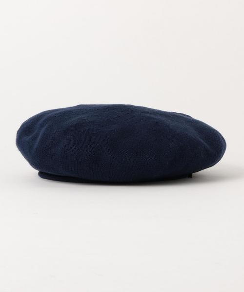 SCHA（シャー）の「＜SCHA（シャー）＞ BERET ◆（ハンチング/ベレー帽・メンズ・オフホワイト/ブラック/ネイビー・FREE）」の4枚目の写真