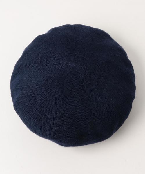 SCHA（シャー）の「＜SCHA（シャー）＞ BERET ◆（ハンチング/ベレー帽・メンズ・オフホワイト/ブラック/ネイビー・FREE）」の6枚目の写真