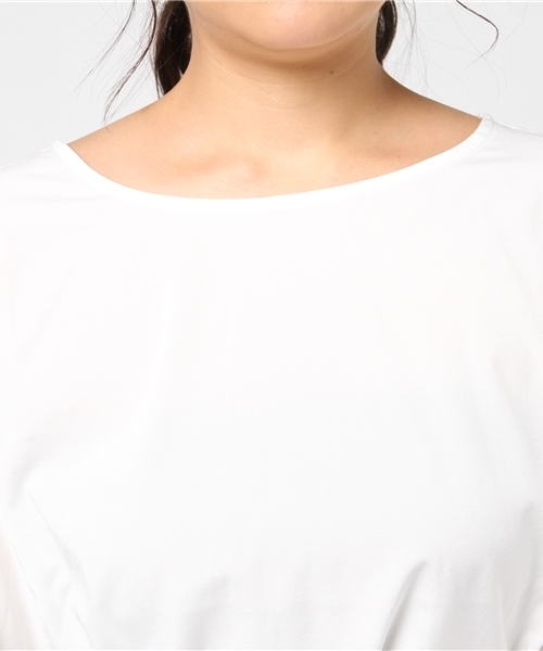 Re:EDIT（リエディ）の「マルチウェイウエストリボン付きブラウス（シャツ/ブラウス・レディース・ベージュ/オレンジ/イエロー/パープル/ネイビー/ラベンダー/ブラック/アイボリー/ブルーグリーン/レッド/グリーン・LARGE/SMALL/MEDIUM）」の15枚目の写真