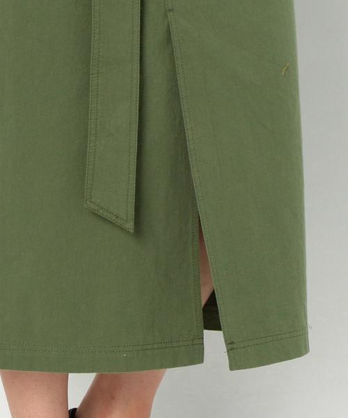 Another Edition（アナザーエディション）の「BACK OVERスカート ◆（スカート・レディース・ブラウン/オリーブ・MEDIUM/SMALL）」の12枚目の写真