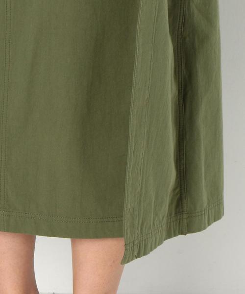 Another Edition（アナザーエディション）の「BACK OVERスカート ◆（スカート・レディース・ブラウン/オリーブ・MEDIUM/SMALL）」の5枚目の写真