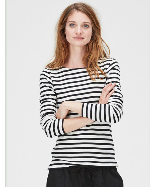 送料込 数量限定 インポート Kate コットン Top ボートネック