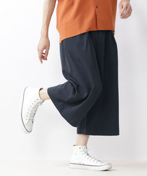 MONO-MART | TRタックワイドパンツ テーパードハーフスラックス(スラックス)