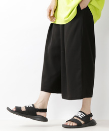 MONO-MART | TRタックワイドパンツ テーパードハーフスラックス(スラックス)