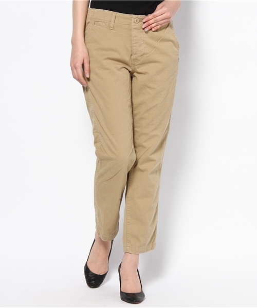 NANO universe（ナノユニバース）の「カラーチノパンツ（チノパンツ・レディース・ホワイト/ピンク/ベージュ/イエロー/グリーン/ブルー・0/1）」の7枚目の写真