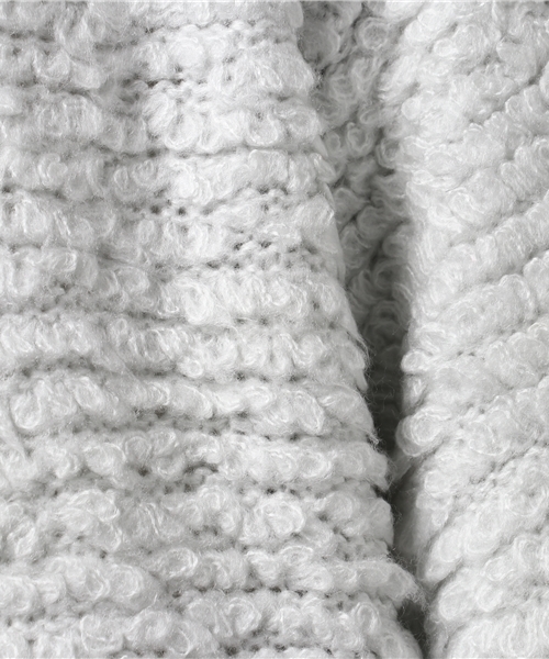 Honeys(ハニーズ)の「ループ編カーディガン(カーディガン/ボレロ・レディース・ブラック/グレー/アイボリー/サックスブルー/ピンク・L/M)」の8枚目の写真