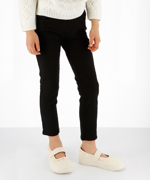 Catherine Cottage（キャサリンコテージ）の「キッズストレッチパンツ（その他パンツ・キッズ・ブラック/ピンク/ブルー/グリーン/ブラック×ホワイト/ライラック/ホワイト系その他7/ブルー系その他4/ブルー系その他5/ブルー系その他6/ブルー系その他7/ブルー系その他3/ブラック系その他4・110/120/130/140/150）」の2枚目の写真